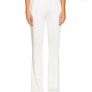 Lovers + Friends White Boot Cut Jeans